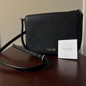 NWT Kate Spade Lauren Way Carson Crossbody Black Bag